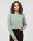 Women's Lightweight Crop Crewneck Long Sleeve Sweatshirt | RADYAN®